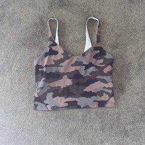 Brown camo lululemon align tank